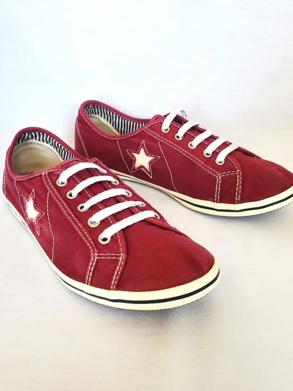 Converse One Star Ox Maroon Canvas Sneakers - Women’s 8.5 (SKU: 506900FT)